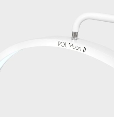 Lampa kosmetyczna do przedłużania rzęs POL Moon II biała (Outlet16)
