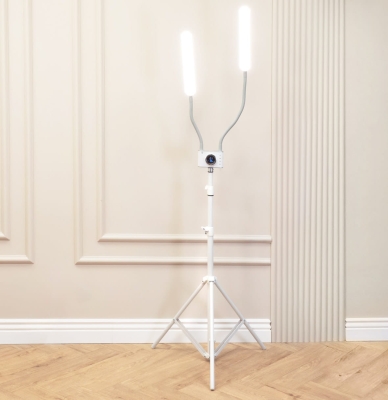 Duo Star Lash PRO lampa kosmetyczna dwuramienna BIAŁA (outlet1)