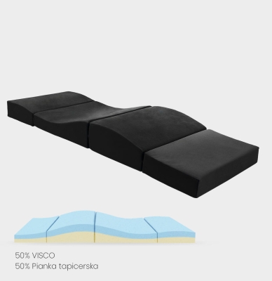 Materac anatomiczny coucou HEAVEN  60 cm kosmetyczny do przedłużania rzęs