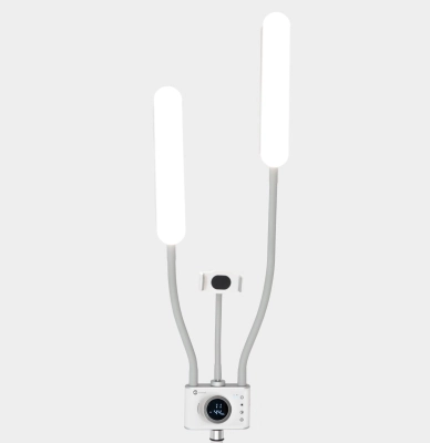 Duo Star Lash PRO lampa kosmetyczna dwuramienna BIAŁA
