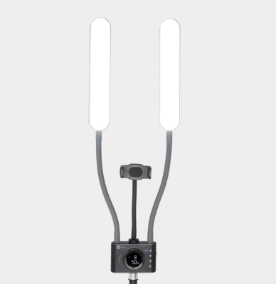 Duo Studio dwuramienna lampa kosmetyczna CZARNA