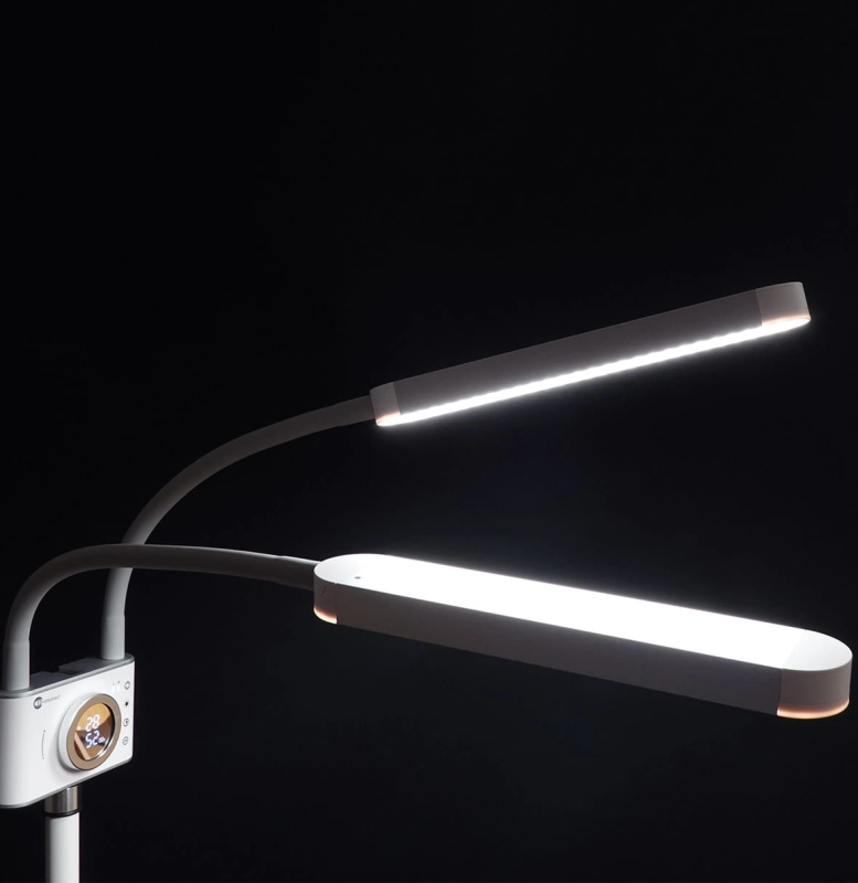 Kompletny zestaw lampy Duo Studio białej z torbą transportową i akcesoriami