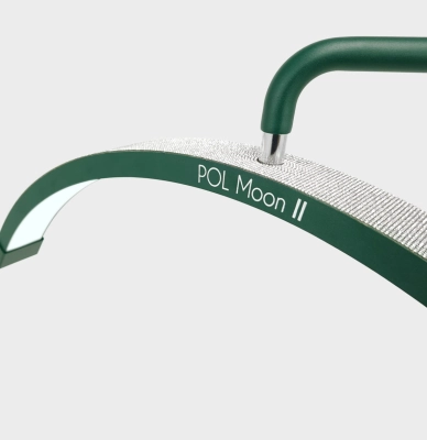 Lampa kosmetyczna do przedłużania rzęs POL Moon II z cyrkoniami zielona (outlet19)