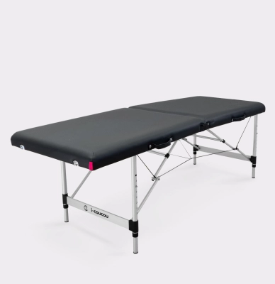 Łóżko kosmetyczne do stylizacji rzęs SPACE 70 cm - CZARNE