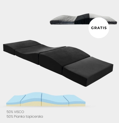 Materac anatomiczny coucou HEAVEN  60 cm kosmetyczny do przedłużania rzęs