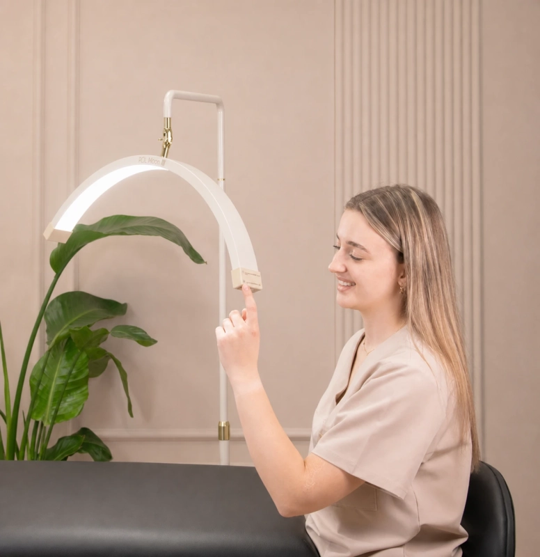 Lampa kosmetyczna do przedłużania rzęs POL Moon III Kaszmir