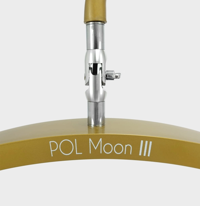 Złota lampa kosmetyczna POL Moon III z panelem dotykowym do sterowania