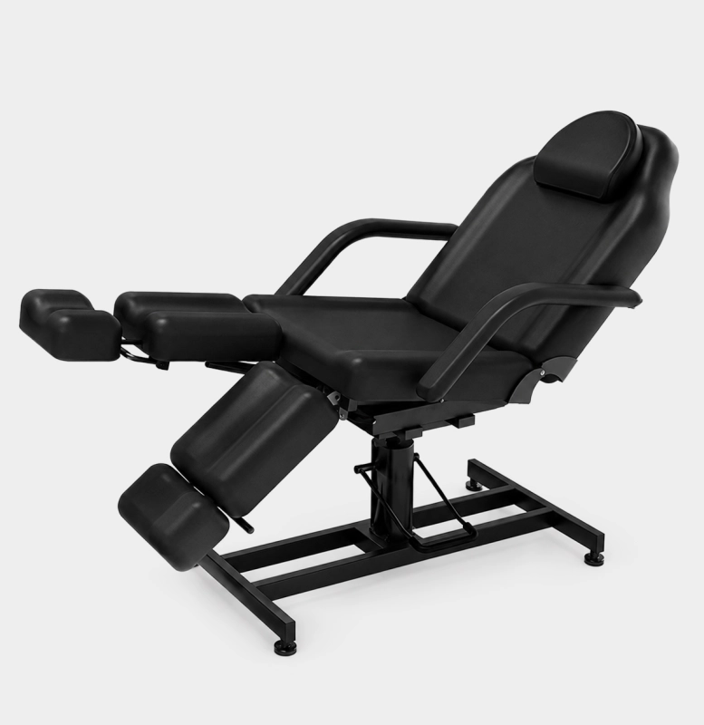 Hydrauliczny fotel do pedicure i stylizacji rzęs obrotowy 360° | i-coucou