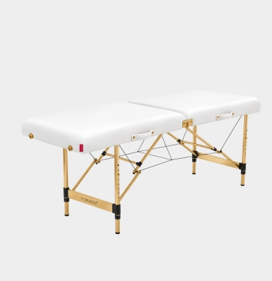 Łóżko kosmetyczne do stylizacji rzęs Space Gold 60cm - BIAŁE