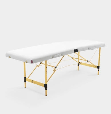 Łóżko kosmetyczne do stylizacji rzęs Space Gold 60cm - BIAŁE