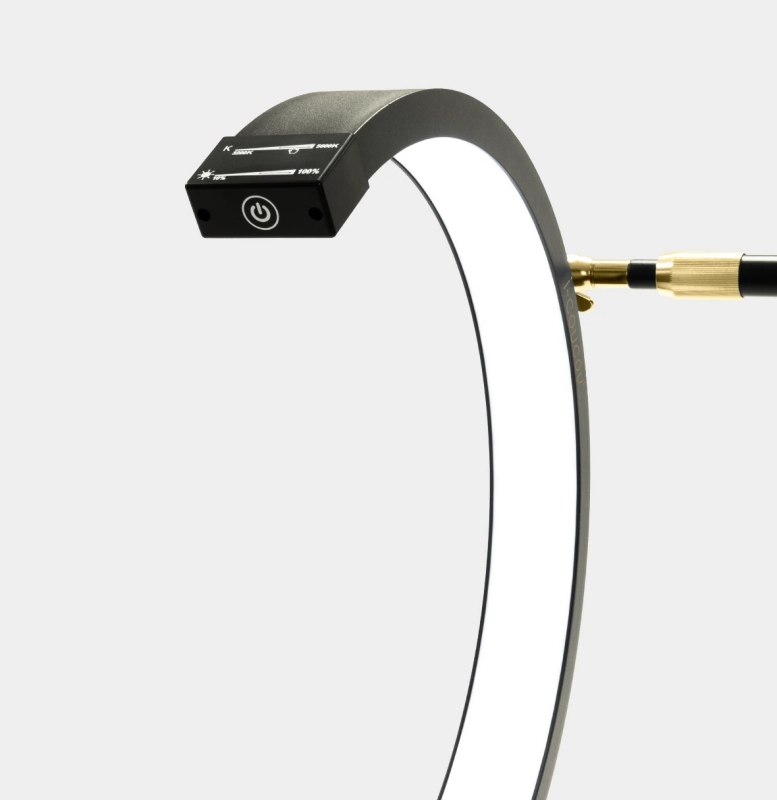 Lampa kosmetyczna POL Moon XS GOLD mocowana do łóżka