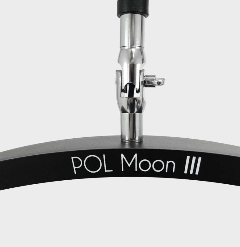 Regulacja kąta padania światła lampy POL Moon III czarnej