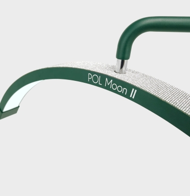Lampa kosmetyczna do przedłużania rzęs POL Moon II z cyrkoniami zielona