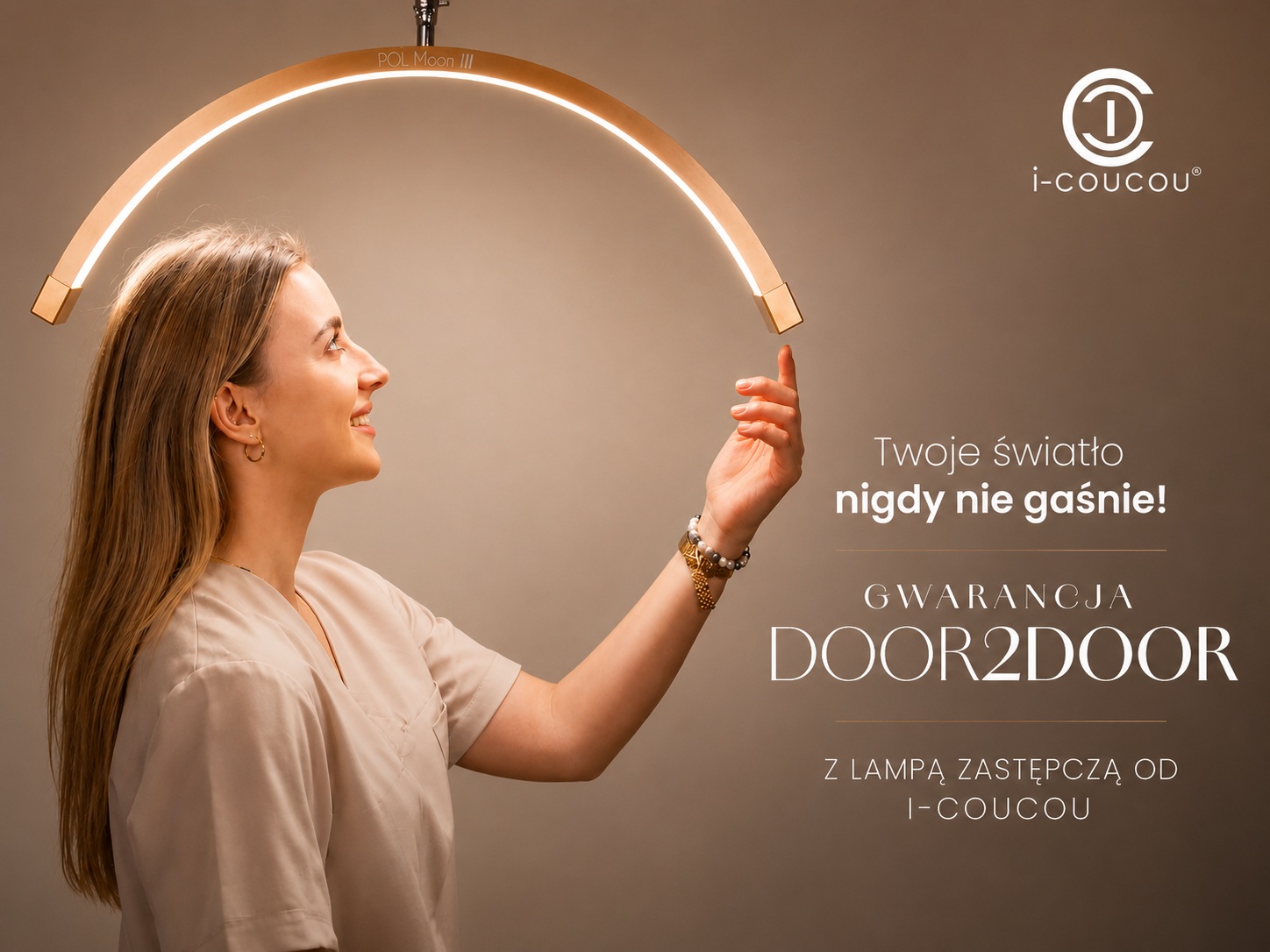 Lampa kosmetyczna POL Moon III