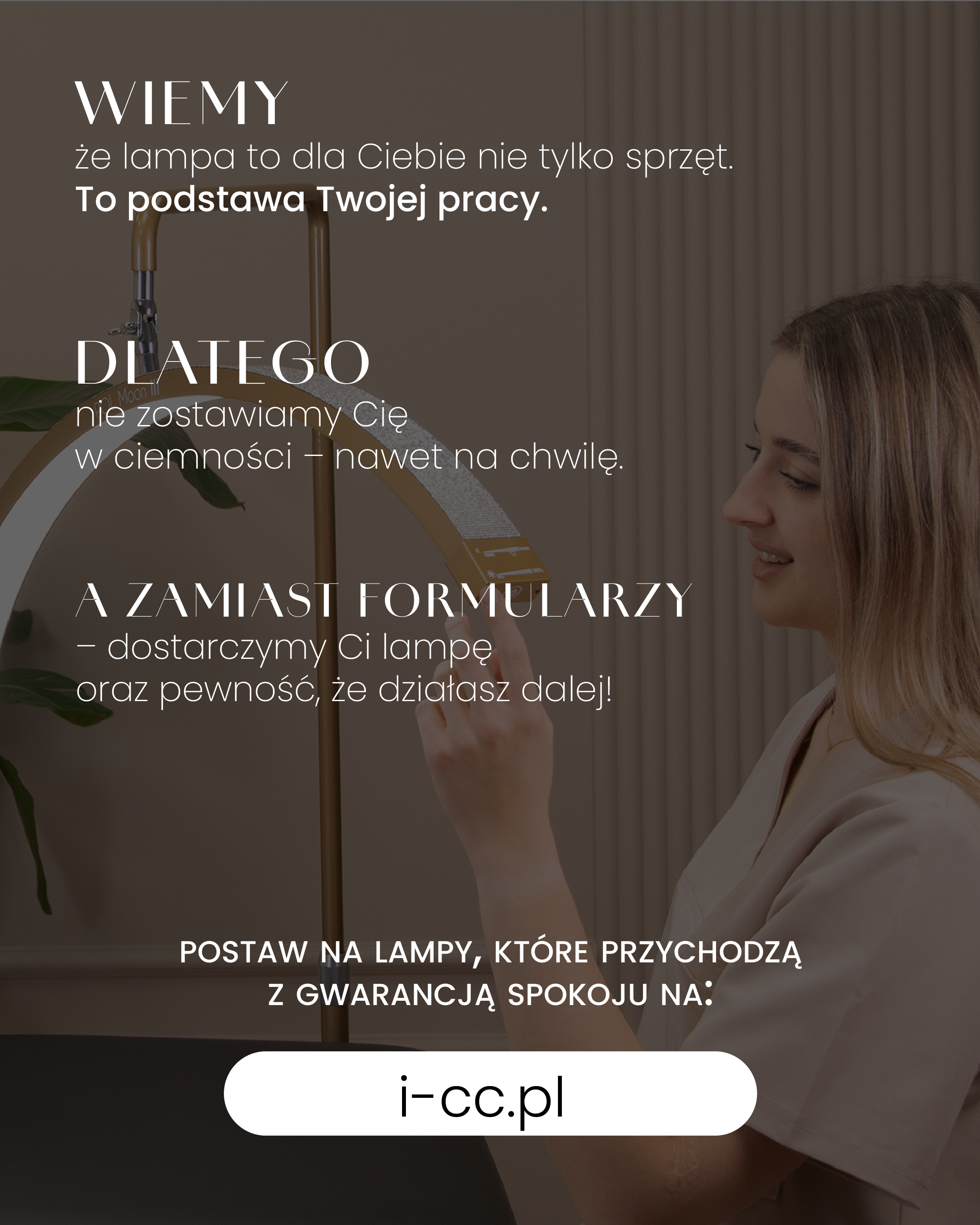 Obsługa serwisowa lampy i-coucou