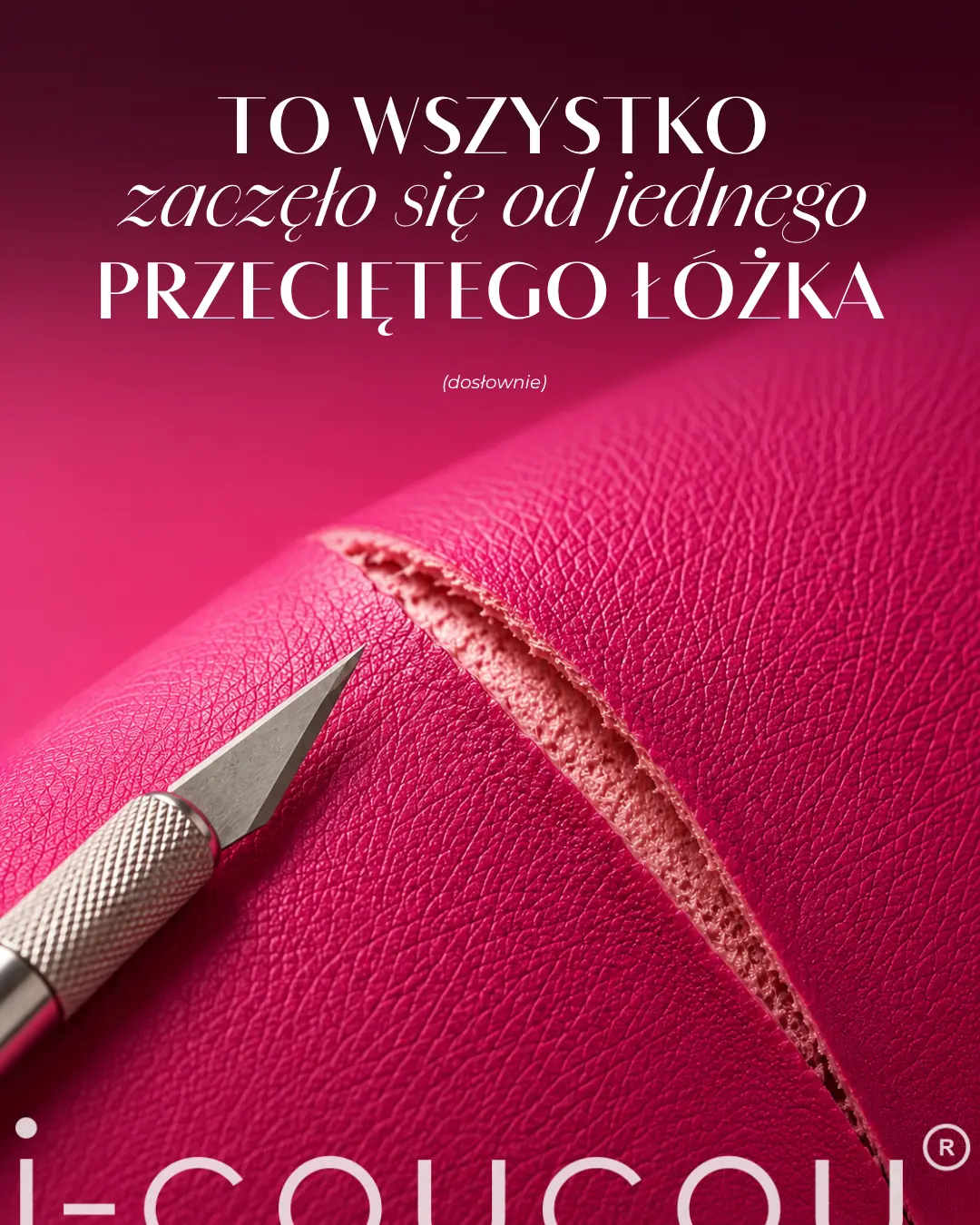 Komiks i-coucou – Mariusz przypadkowo przeciął tapicerkę łóżka, które trafiło na sprzedaż