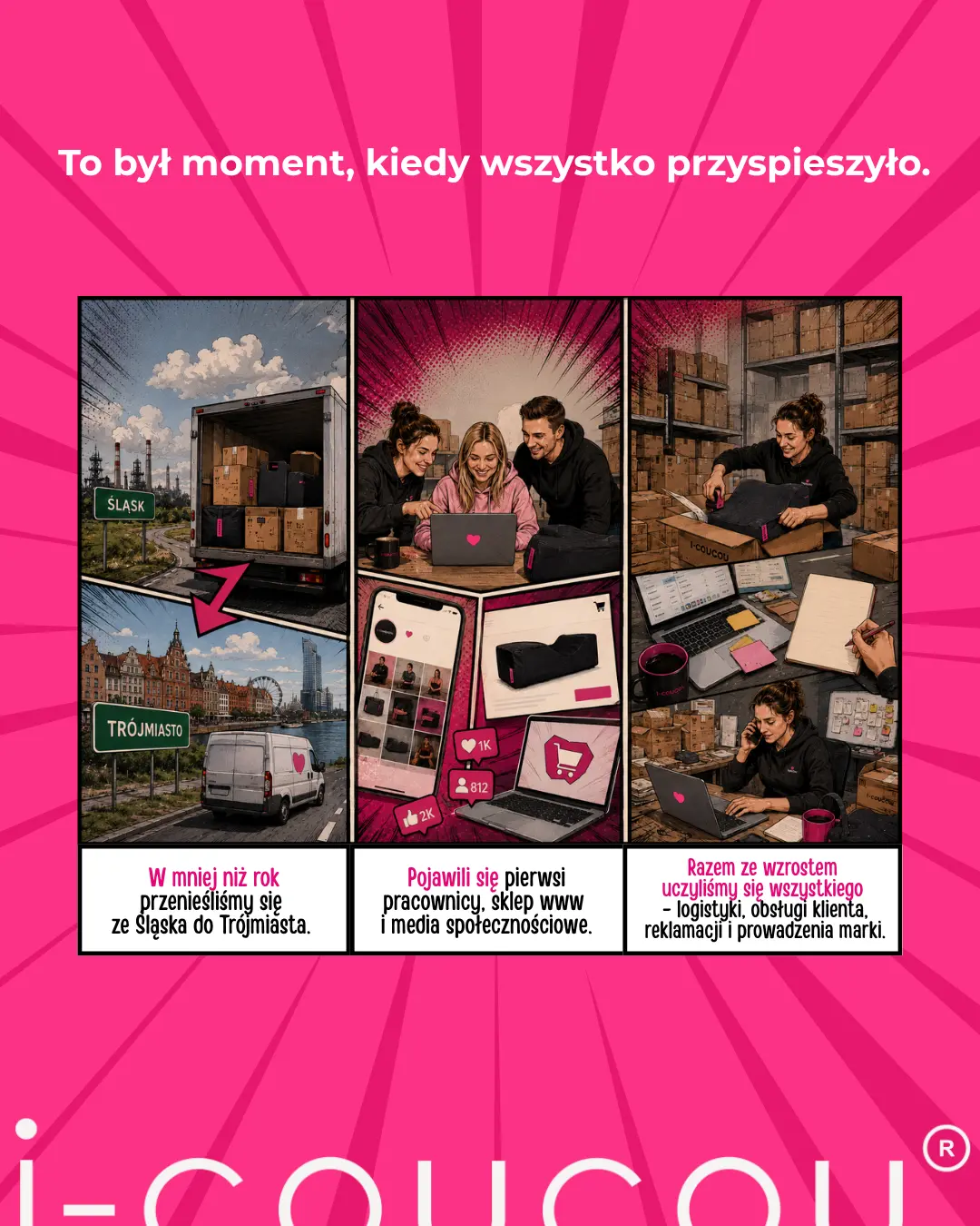 Przeprowadzka ze Śląska do Trójmiasta i skalowanie firmy i-coucou