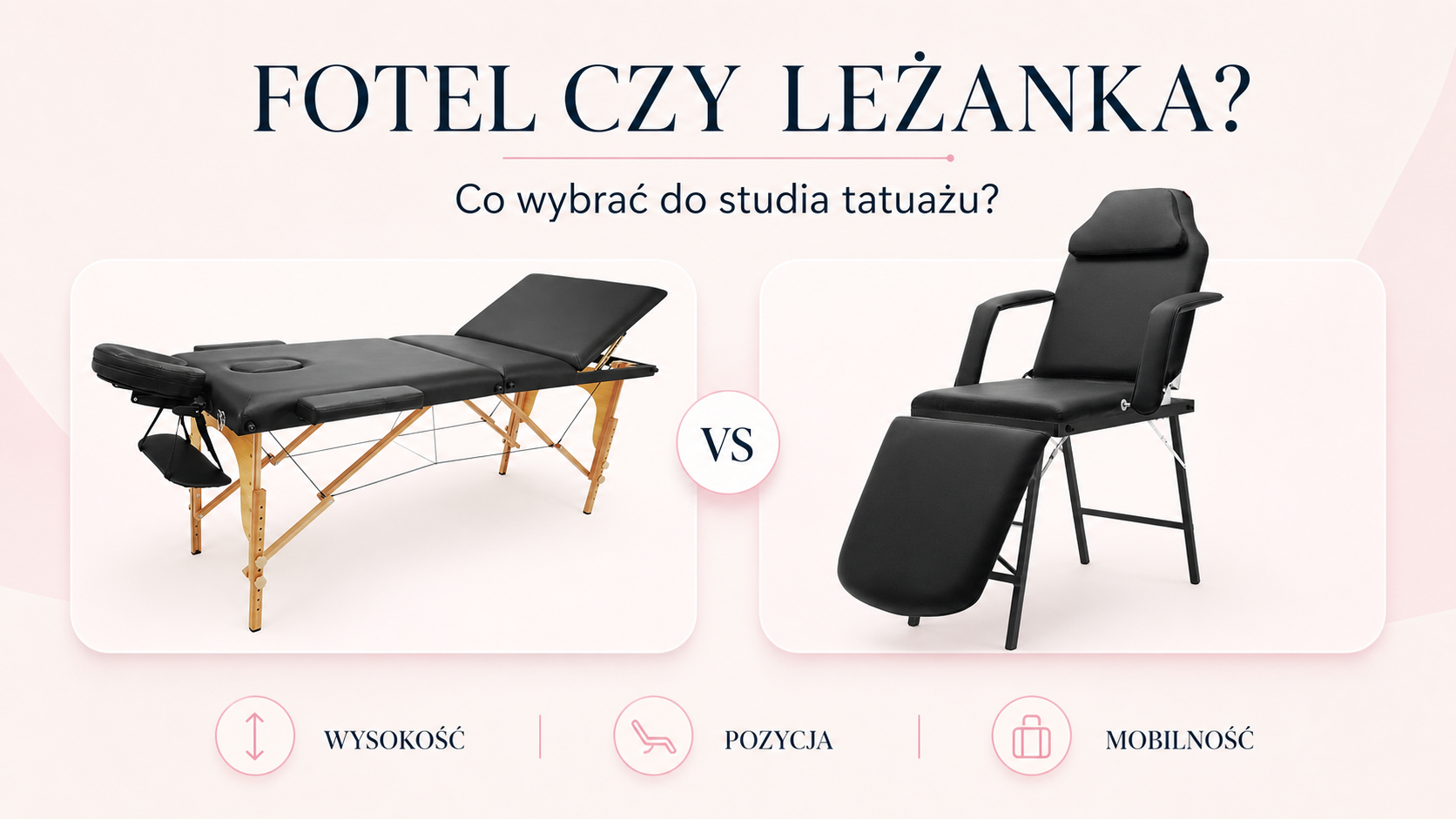 Fotel do tatuażu czy leżanka? Co wybrać do studia tatuażu?